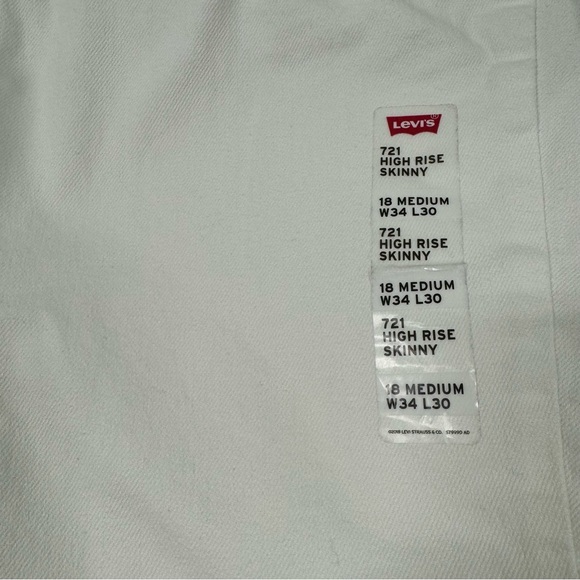 LEVIS HIGH RISE SKINNY JEANS - Picture 4 of 8